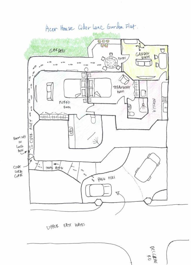 Acer House Stylish Garden Flat Lovely Valley View Dog Friendly Central Бат Екстериор снимка